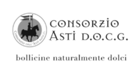 CONSORZIO DELL'ASTI D.O.C.G. CONSORZIO ASTI D.O.C.G. bollicine naturalmente dolci Logo (EUIPO, 12/15/2011)