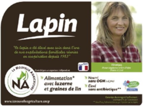 LAPIN NA LA NOUVELLE AGRICULTURE Logo (EUIPO, 01.03.2013)