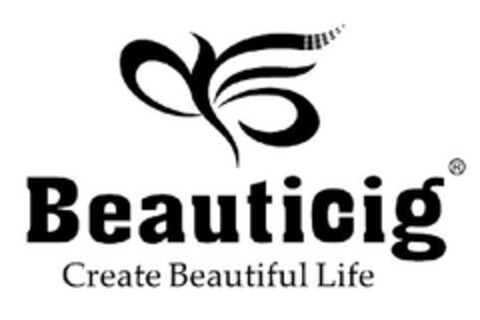 Beauticig Create Beautiful Life Logo (EUIPO, 13.05.2013)