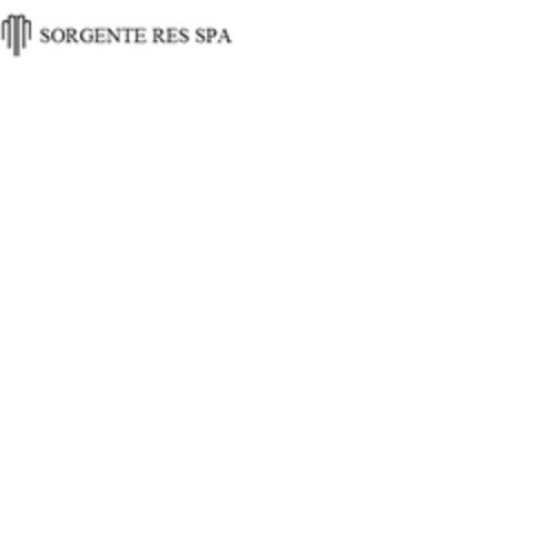 SORGENTE RES SPA Logo (EUIPO, 09/26/2013)