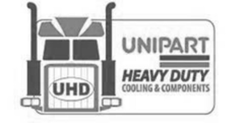 UHD UNIPART HEAVY DUTY 
COOLING & COMPONENTS Logo (EUIPO, 04/16/2014)