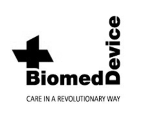 BIOMED DEVICE CARE IN A REVOLUTIONARY WAY Logo (EUIPO, 05/19/2015)