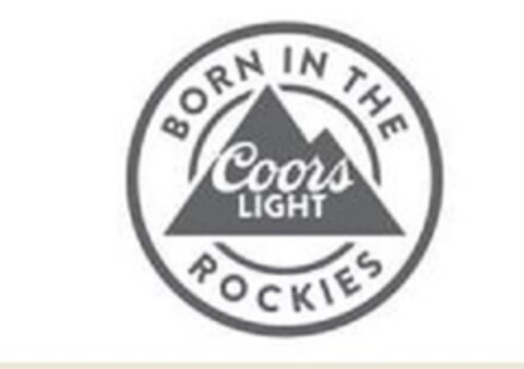 Coors LIGHT BORN IN THE ROCKIES Logo (EUIPO, 10.03.2016)