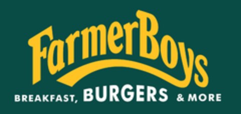 FarmerBoys BREAKFAST, BURGERS & MORE Logo (EUIPO, 13.05.2016)