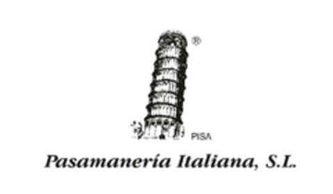 PISA PASAMANERIA ITALIANA, S.L. Logo (EUIPO, 05.09.2016)