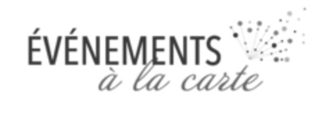 ÉVÉNEMENTS à la carte Logo (EUIPO, 20.12.2016)