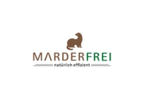 Marderfrei natürlich effizient Logo (EUIPO, 01/19/2017)