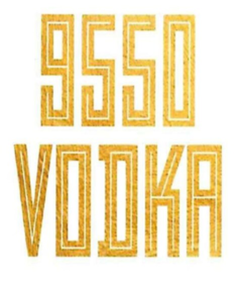 9550 VODKA Logo (EUIPO, 25.07.2018)