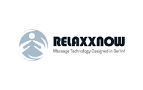 Relaxxnow Massage Technology Designed in Berlin! Logo (EUIPO, 21.08.2018)