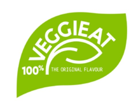 100% VEGGIEAT THE ORIGINAL FLAVOUR Logo (EUIPO, 10/01/2018)