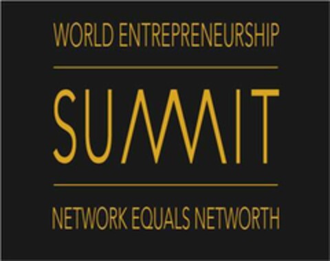 WORLD ENTREPRENEURSHIP SUMMIT NETWORK EQUALS NETWORTH Logo (EUIPO, 07.08.2019)