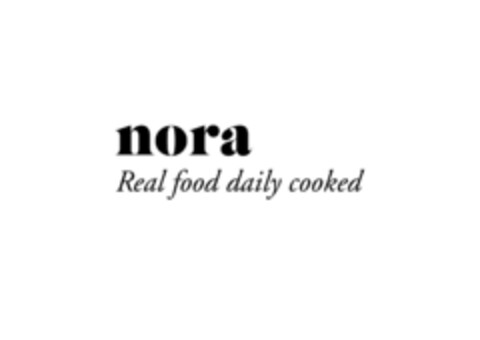 NORA REAL FOOD DAILY COOKED Logo (EUIPO, 16.10.2019)