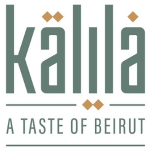 Kalila A taste of Beirut Logo (EUIPO, 22.12.2020)