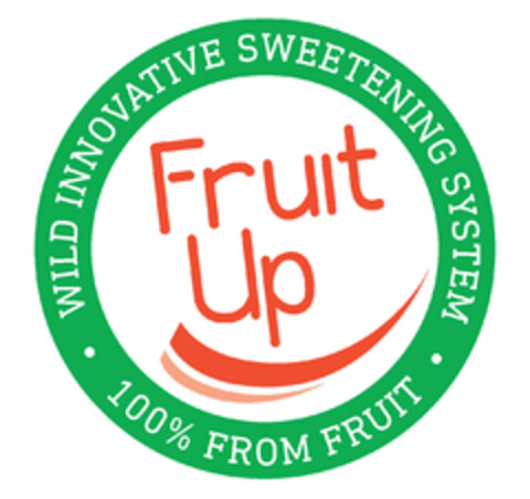 FRUIT UP Wild Innovative Sweetening System 100 % from Fruit Logo (EUIPO, 27.01.2021)