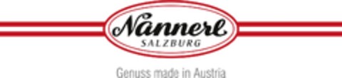 Nannerl SALZBURG Genuss made in Austria Logo (EUIPO, 31.03.2021)