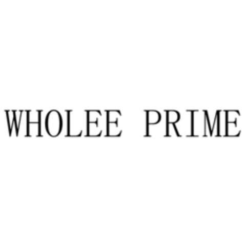 WHOLEE PRIME Logo (EUIPO, 02/23/2022)