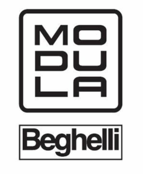 MODULA BEGHELLI Logo (EUIPO, 01.08.2022)