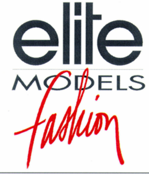 elite MODELS fashion Logo (EUIPO, 07.08.1996)