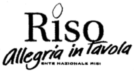 Riso allegria in tavola ENTE NAZIONALE RISI Logo (EUIPO, 16.07.1999)