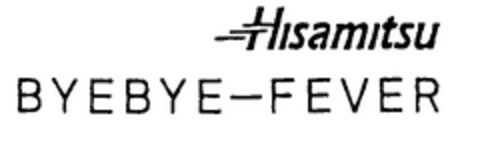 Hisamitsu BYEBYE-FEVER Logo (EUIPO, 05/29/2000)