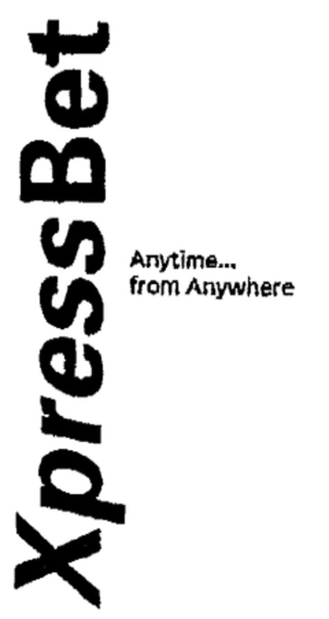 XpressBet Anytime... from Anywhere Logo (EUIPO, 06/10/2002)