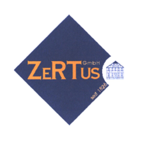ZERTUS GmbH seit 1826 Logo (EUIPO, 20.01.2003)