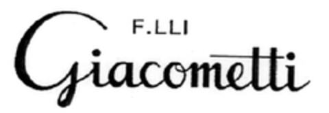 F.LLI GIACOMETTI Logo (EUIPO, 08.01.2010)