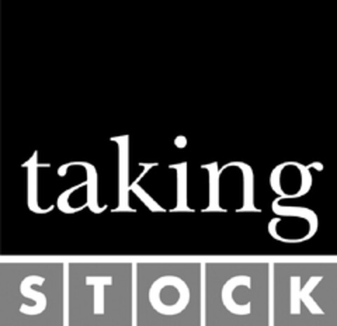 TAKING STOCK Logo (EUIPO, 01/11/2010)