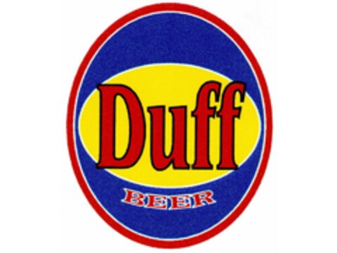 Duff Beer Logo (EUIPO, 01/20/2010)