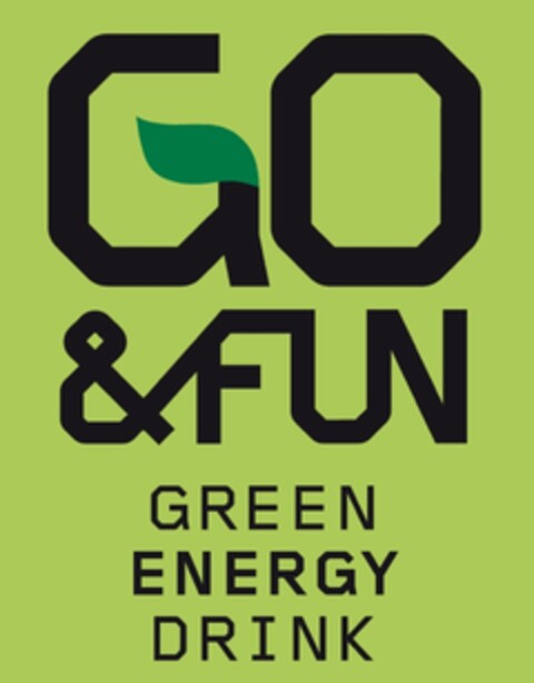 GO&FUN GREEN ENERGY DRINK Logo (EUIPO, 08/03/2012)