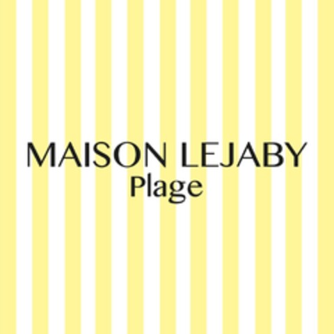 MAISON LEJABY Plage Logo (EUIPO, 10/12/2012)