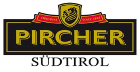 PIRCHER SÜDTIROL ORIGINAL SINCE 1884 Logo (EUIPO, 05.03.2014)