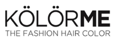 KÖLÖRME THE FASHION HAIR COLOUR Logo (EUIPO, 06.05.2016)