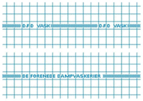 DFD VASK - DE FORENEDE DAMPVASKERIER Logo (EUIPO, 10/26/2016)