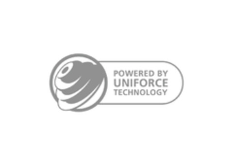 POWERED BY UNIFORCE TECHNOLOGY Logo (EUIPO, 07.11.2017)