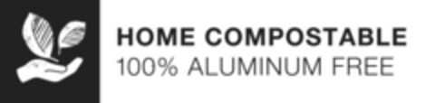 HOME COMPOSTABLE 100% ALUMINIUM FREE Logo (EUIPO, 24.07.2019)