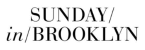 SUNDAY IN BROOKLYN Logo (EUIPO, 03/16/2021)