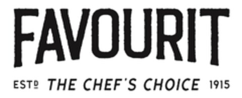 FAVOURIT ESTD THE CHEF'S CHOICE 1915 Logo (EUIPO, 22.07.2021)