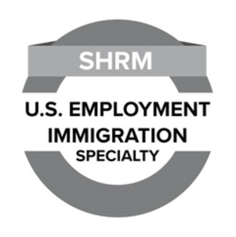 SHRM U.S. EMPLOYMENT IMMIGRATION SPECIALTY Logo (EUIPO, 17.10.2022)