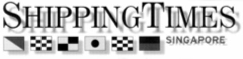 SHIPPING TIMES SINGAPORE Logo (EUIPO, 09.04.1996)