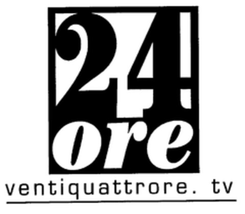 24 ore ventiquattrore. tv Logo (EUIPO, 12/02/2000)