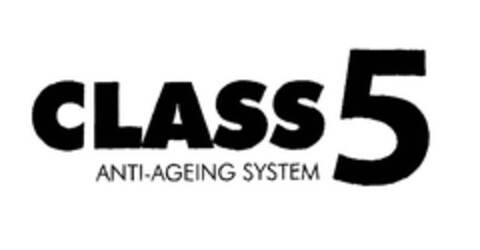 CLASS 5 ANTI-AGEING SYSTEM Logo (EUIPO, 05.05.2005)