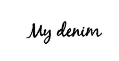 My denim Logo (EUIPO, 06.07.2006)