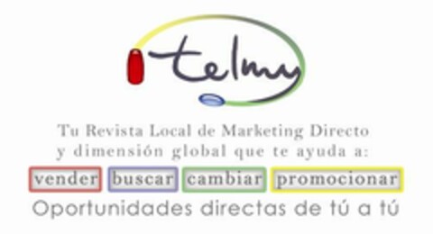 telmy Tu Revista Local de Marketing Directo Logo (EUIPO, 27.01.2009)