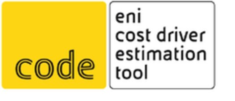 code eni cost driver estimation tool Logo (EUIPO, 09.09.2010)