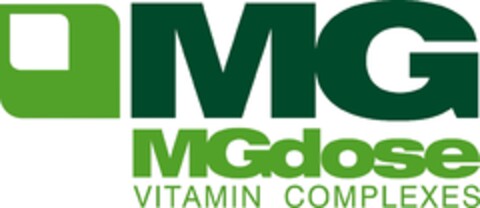 MG MGDOSE VITAMIN COMPLEXES Logo (EUIPO, 03.11.2010)