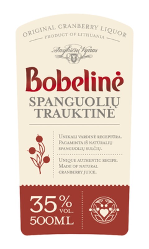 BOBELINĖ Logo (EUIPO, 11.01.2011)