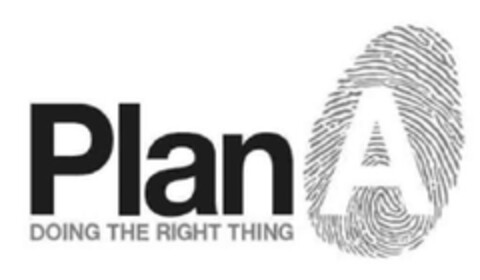 Plan A DOING THE RIGHT THING Logo (EUIPO, 20.12.2011)