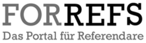 FORREFS Das Portal für Referendare Logo (EUIPO, 29.11.2012)