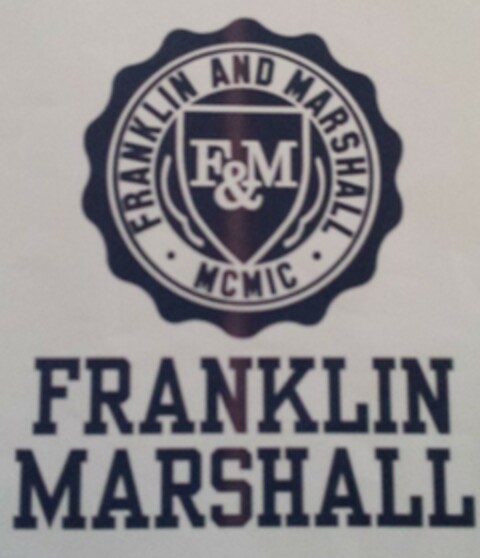 F&M FRANKLIN AND MARSHALL MCMIC FRANKLIN MARSHALL Logo (EUIPO, 07/07/2014)